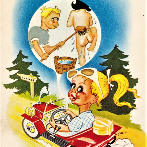 Humorvoller Gruß aus Bad Bocklet